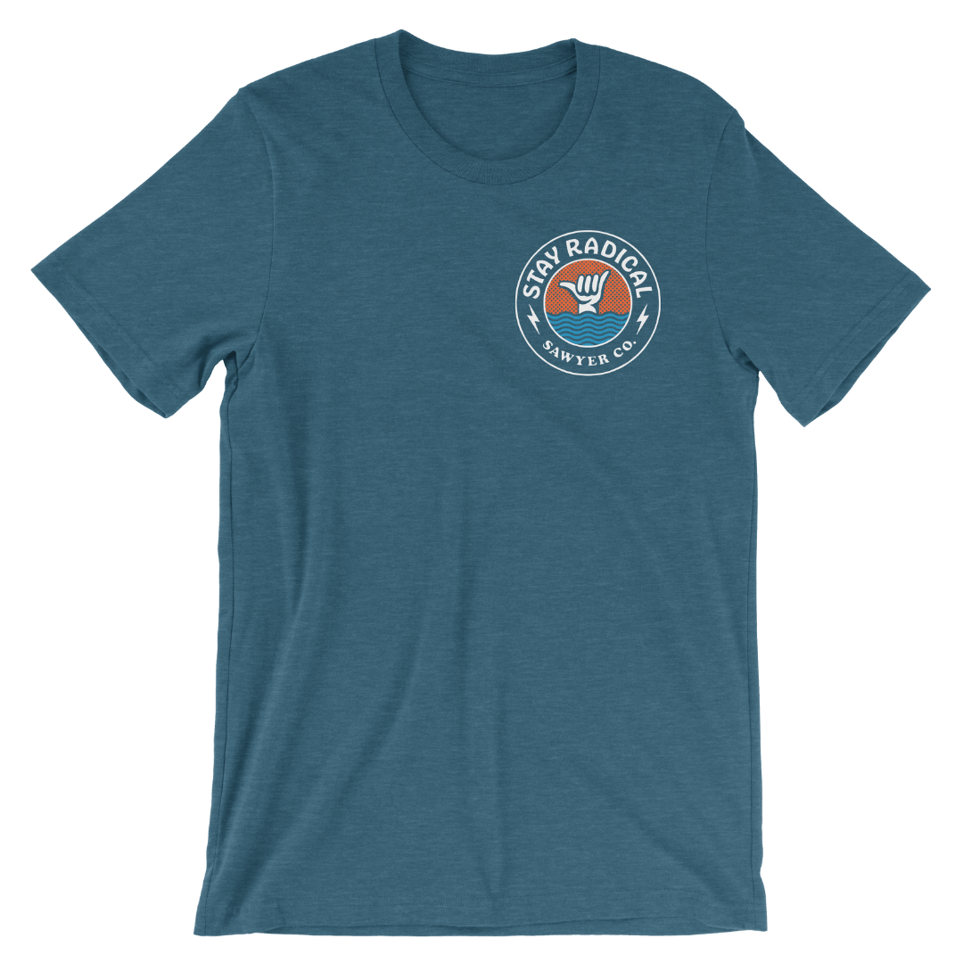 Stay Radical Tee - Hth Teal