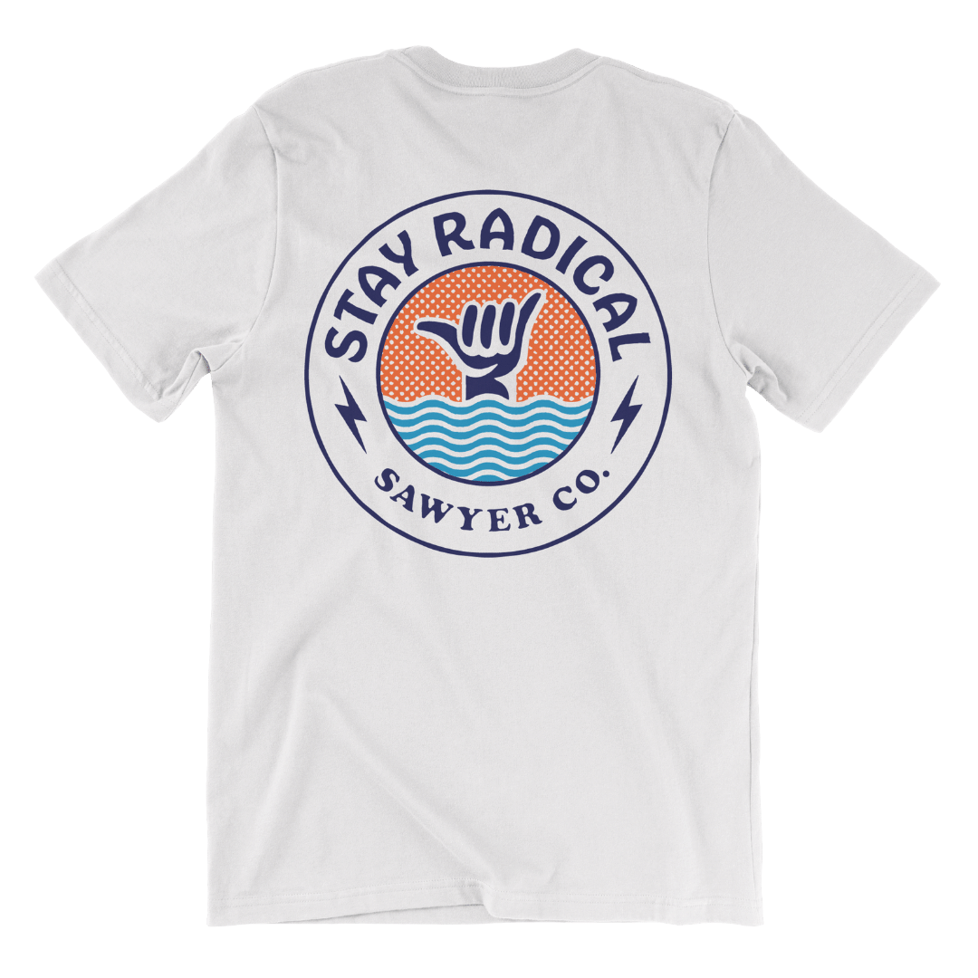 Stay Radical Tee - White
