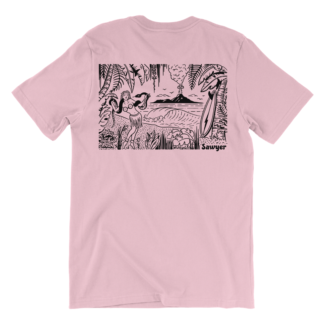 Paradise Found Tee - Pink