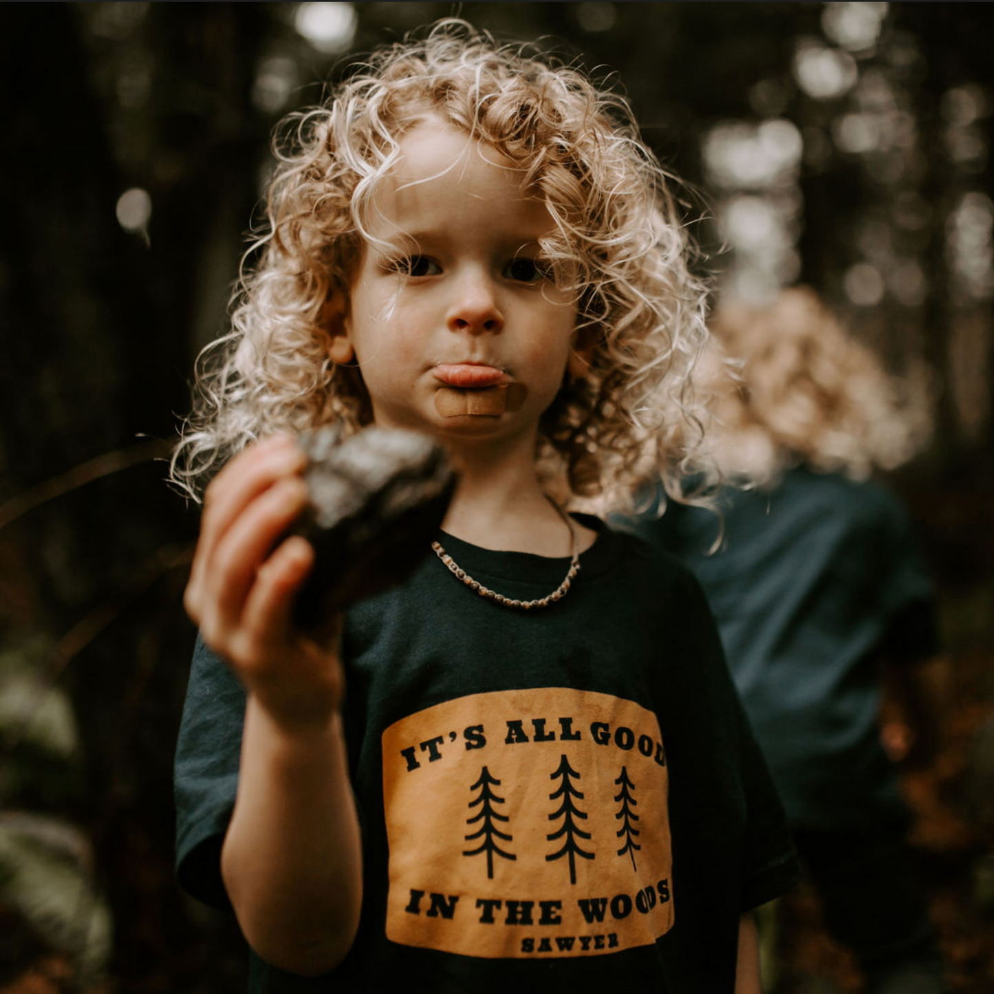 All Good in the Woods Tee - Navy