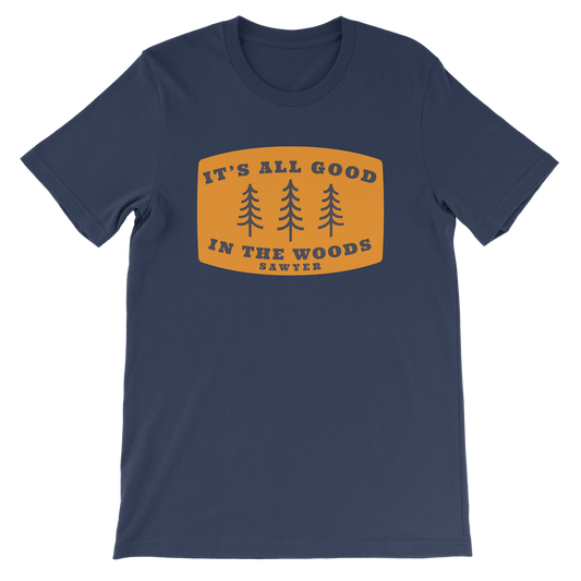 All Good in the Woods Tee - Navy